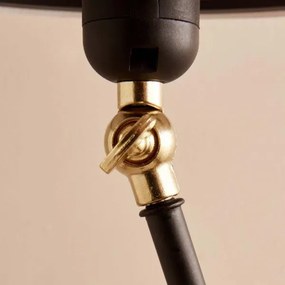 Állólámpa AYD 1xE27/40W/230V fekete/barna