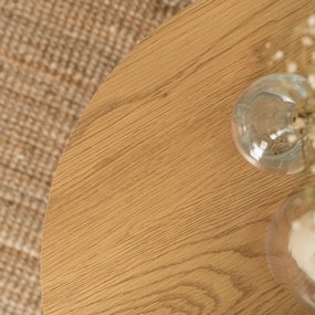 Dohányzóasztal tölgy/fehér asztal ANN