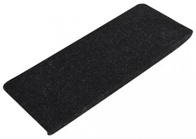15 db antracitszürke öntapadó lépcsőszőnyeg 65x24,5x3,5 cm
