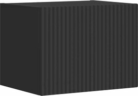 vidaXL TV Fali Szekrény Fekete 60 x 31 x 29.5 cm Faanyag