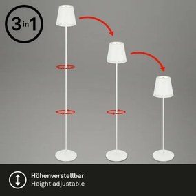Briloner 1438016 - LED Dimmelhető érintős állólámpa LED/3,5W/5V 3000K 130 cm fehér