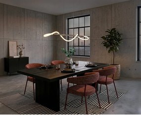 Ezüstszínű fém LED dimmelhető függőlámpa Argos – Reality