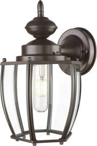 COSMOLIGHT W01661BZ NUUK Klasszikus Kültéri Fali Lámpa Barna E27 IP23