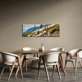 Kép - Egy nyáj birka (órával) (90x30 cm)