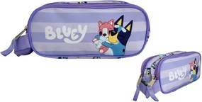 Bluey Puppy 2 rekeszes tolltartó 23 cm