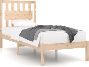 vidaXL tömör fenyőfa ágykeret 90 x 200 cm