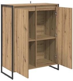 Cipőszekrény tárolóval Művészi tölgy 79 x 36 x 100 cm Faanyag