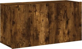 vidaXL füstös tölgy színű falra szerelhető TV-szekrény 80x 30 x 41 cm