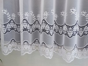 Mg Függöny jacquard 34804 Fehér 200x250cm kész szalag M
