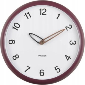 Csendes modern falióra konyhába nappaliba lila Bella