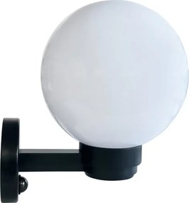 Brilagi - Kültéri falilámpa mozgásérzékelővel HARBOR 1xE27/40W/230V IP33 fekete/fehér