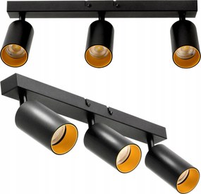 Mennyezeti lámpa Sín Led lámpa 3xGU10 Gold Arany 3x GU10