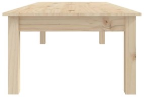 Tömör fenyőfa dohányzóasztal 110 x 50 x 30 cm
