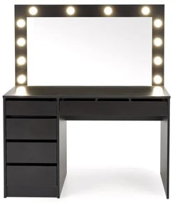 AMORIO sminkasztal fekete