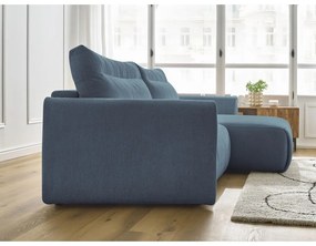 Kék sarokkanapé Aden – Bobochic Paris