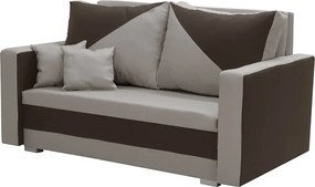 ASTRA1 Kétszemélyes kinyitható kanapé Világosbarna/sötétbarna