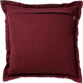 Dekoratív párnahuzat BURTO MERLOT 45x45 cm, bordó