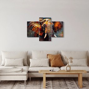 Kép - Egy elefánt festése (90x60 cm)
