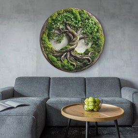 DUBLEZ | Moha Életfa – Luxus hatású fa falikép természetes megjelenéssel
