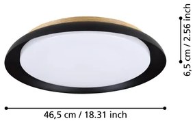 Eglo 900857 - LED Mennyezeti lámpa PENJAMO LED/20W/230V