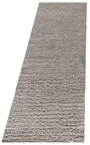 Világosbarna futószőnyeg 80x250 cm Fluffy – Ayyildiz Carpets