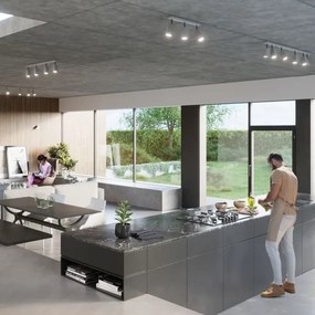 Sollux SL.0455 - MERIDA 1xGU10/40W/230V fali spotlámpa, szürke