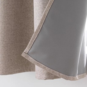 Barna sötétítő függöny 140x180 cm Crepuscule – douceur d'intérieur