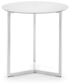 Marae fehér tárolóasztal, ⌀ 50 cm - Kave Home