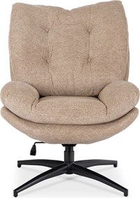Forgó pihenőfotel lábtartóval bézs, FREMONT