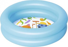 Bestway 2 gyűrűs egyszínű gyerek medence 61 x 15 cm