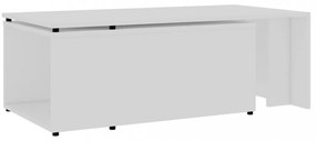 fehér szerelt fa dohányzóasztal 150 x 50 x 35 cm