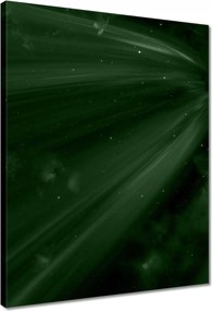 Vászonkép 40x50 Palackzöld Kozmosz