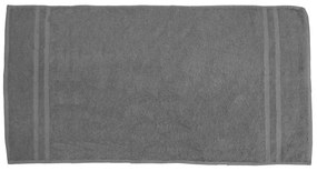 DUAL BASIC szürke törölköző 50x100 cm, 100% pamut