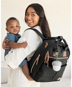 Skip Hop - 6 az 1-ben pelenkázó hátizsák babakocsihoz SUITE SET fekete