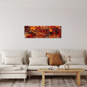 Kép - Absztrakció (órával) (90x30 cm)