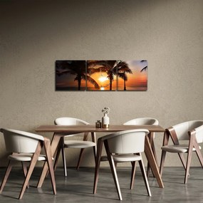Kép - Tengerre néző kilátás (órával) (90x30 cm)