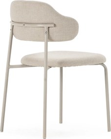 Krémszínű étkezőszék szett 4 db-os Adriel – Marckeric