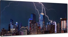 Festmények 115x55 New York éjszaka