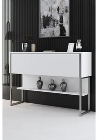 Komód Luxe - Silver, White