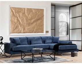 Kék sarokkanapé (jobb oldali) Frido – Balcab Home