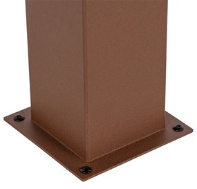 Okos álló kültéri lámpa rozsdabarna 50 cm Wifi-vel P45 - Denmark