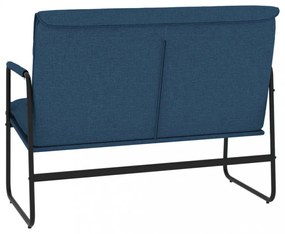 kék szövet pad 100 x 64 x 80 cm