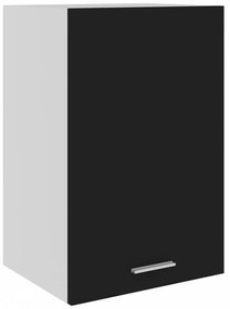 Fekete forgácslap függő szekrény 39,5 x 31 x 60 cm