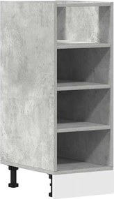 vidaXL “Riga” betonszürke szerelt fa alsószekrény 30x44,5x81,5 cm