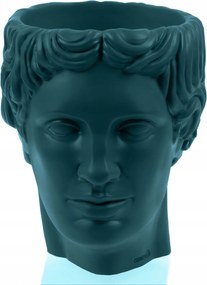 Virágtartó Hermes Dark Turquoise Poli 12 cm Görög