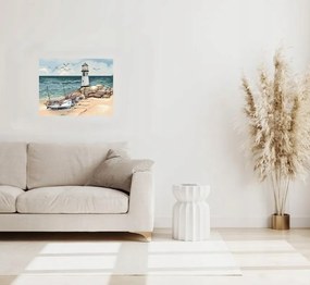 Vászonkép 30x40 cm 1339 Világítótorony