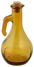 Olive sárga olajtartó újrahasznosított üvegből, 500 ml - Ego Dekor