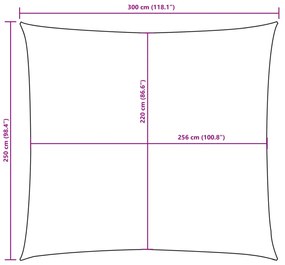 vidaXL terrakotta téglalap alakú oxford-szövet napvitorla 2,5 x 3 m