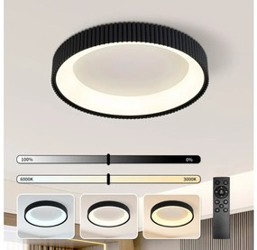 Brilagi - Dimmelhető LED mennyezeti lámpatest FALCON MODERN LED/54W/230V 60 cm, fekete + távirányító