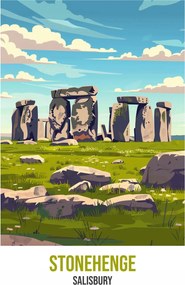 Poszter 42x59,4cm Stonehenge